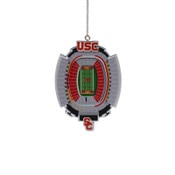 USC Trojans SC Interlock Trojans Wood Stadium Ornament